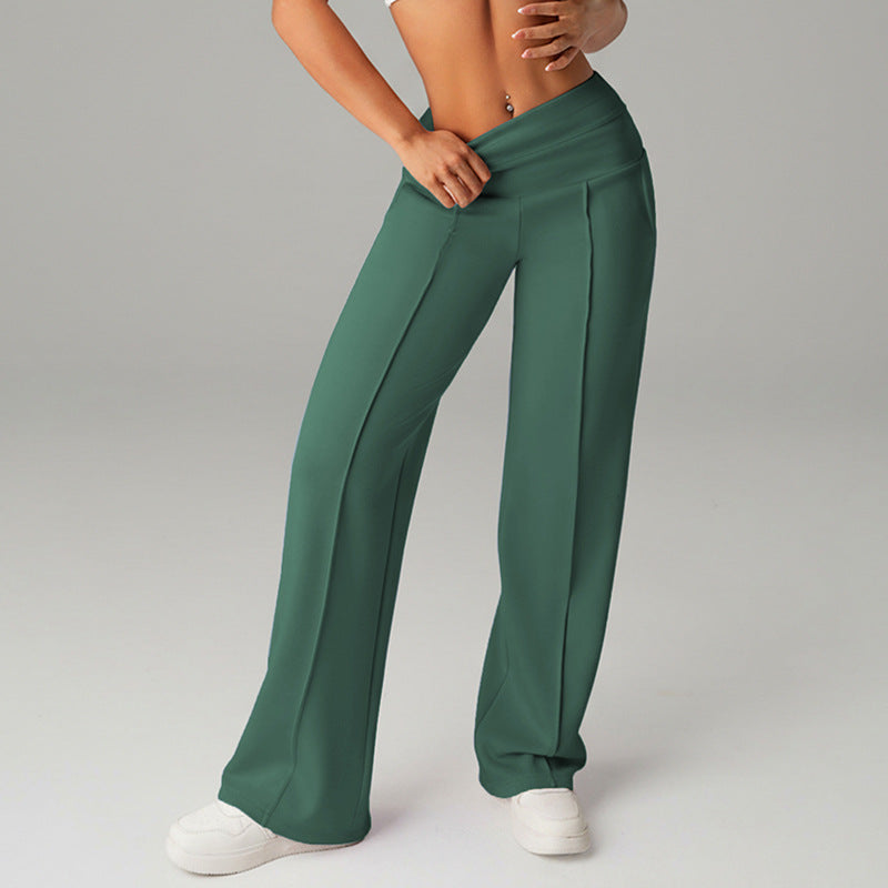 High-waisted Loose-fitting Wide-leg Womens Sweatpants