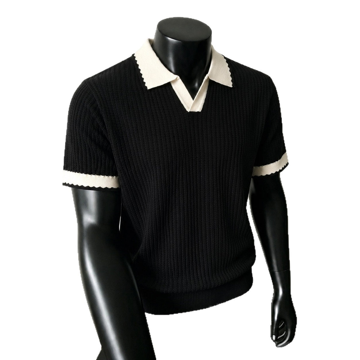 Elegant Apricot Mens Suit With A Lapel And Short Sleeves