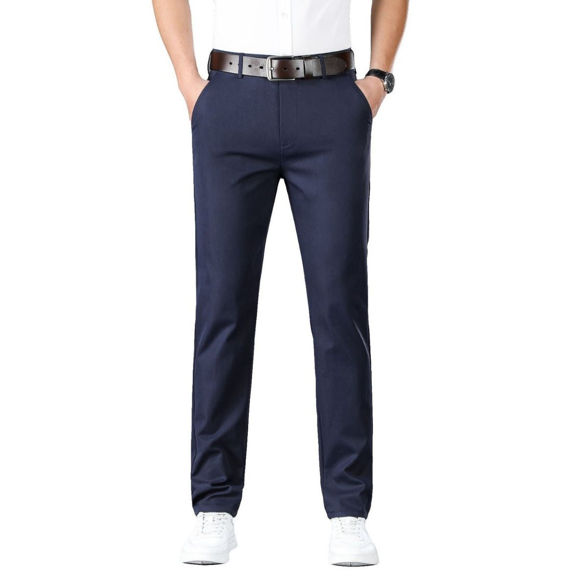 Straight-leg Minimalist Trendy Pants
